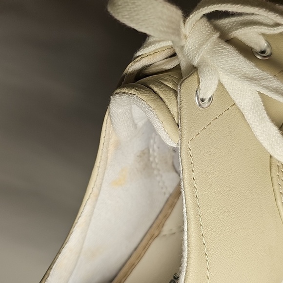 Grasshoppers Womens Tan Leather Lace-up Sneakers Size 9W - Picture 11 of 11